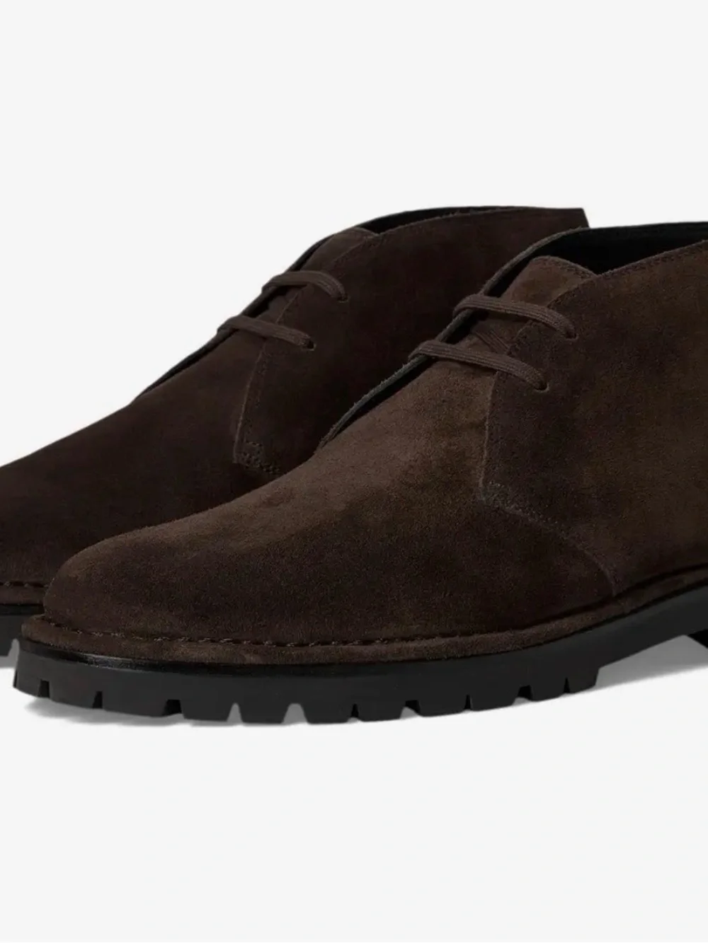 Vince Dark Brown Suede Chukka Boots